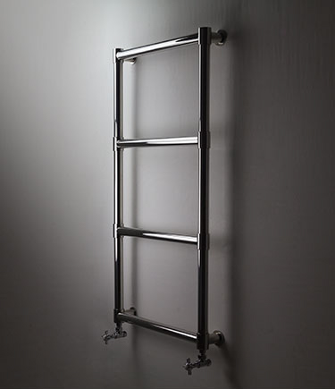 Round Chunky Heated Stainless Steel Towel Rail (172A)