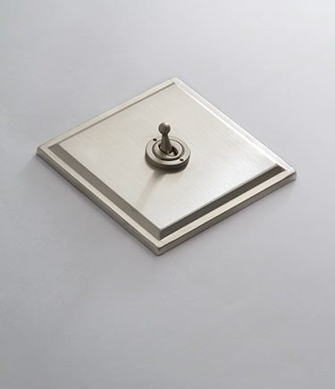 Satin Nickel Electrical Light Switch (124L)