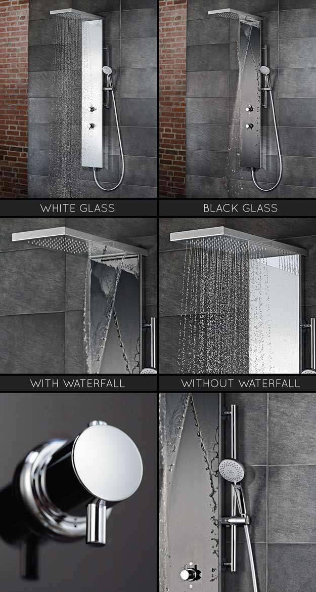 Rain & Waterfall Shower Column (81G)