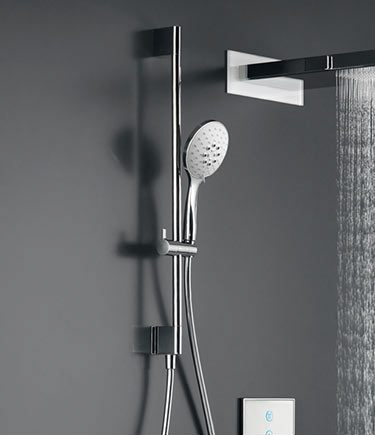 Ocean Shower Head & Rail with Wall Outlet (79X)