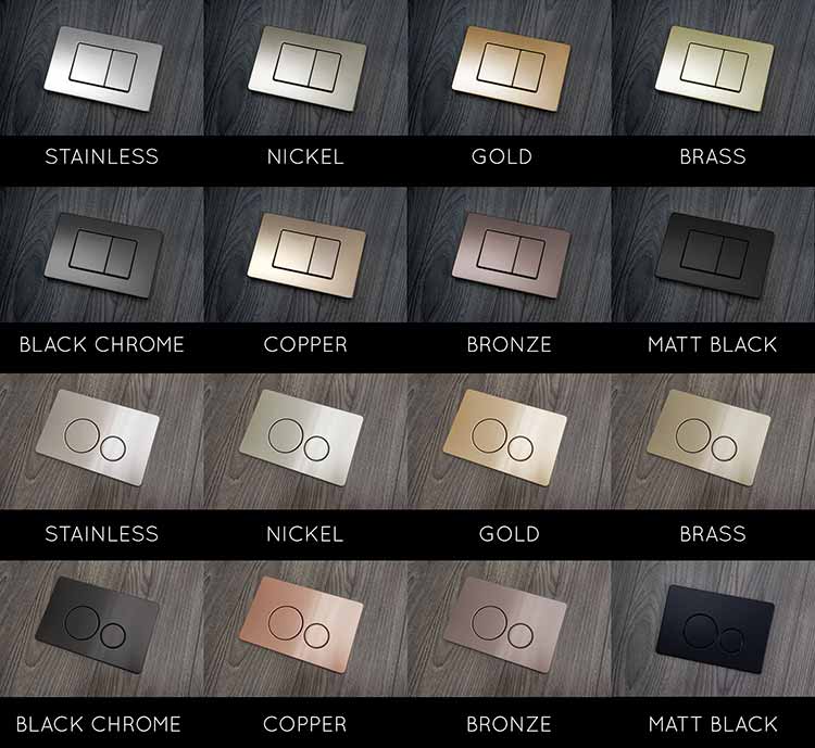Smart Cistern Flush Plate Options