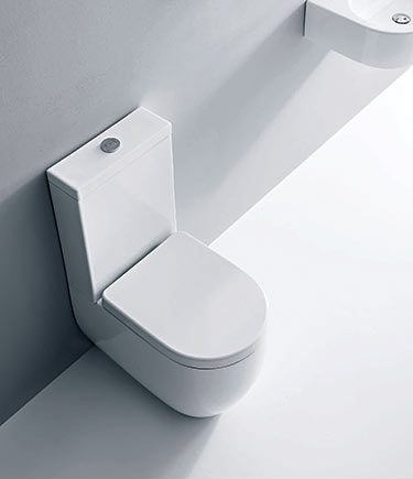 Soft Cube Space Saving Toilet & Cistern (20G)