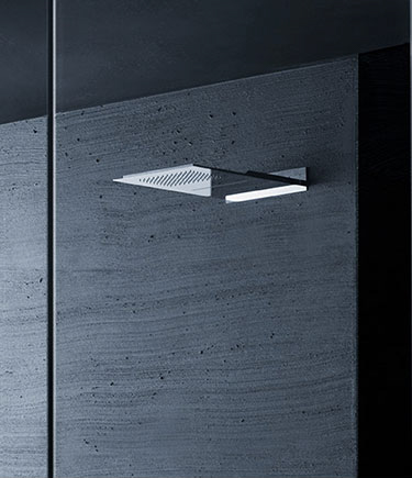 Sleek Slim Rain & Waterfall Shower Head (78B)