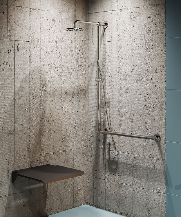 Classic Jointed Dual Shower Support Column (169S)