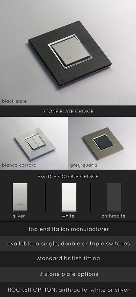 Stone Light Switches (123G)