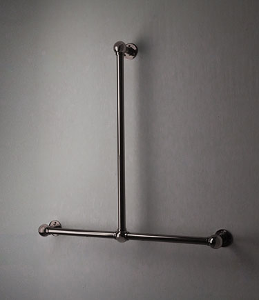 Bronze Ball Jointed T-Shaped Grab Bar (153TBZ)