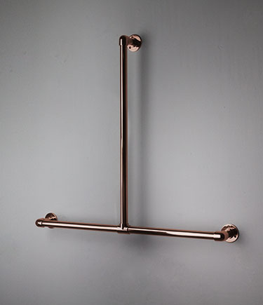 Classic Copper T-Shaped Grab Bar (150TC)