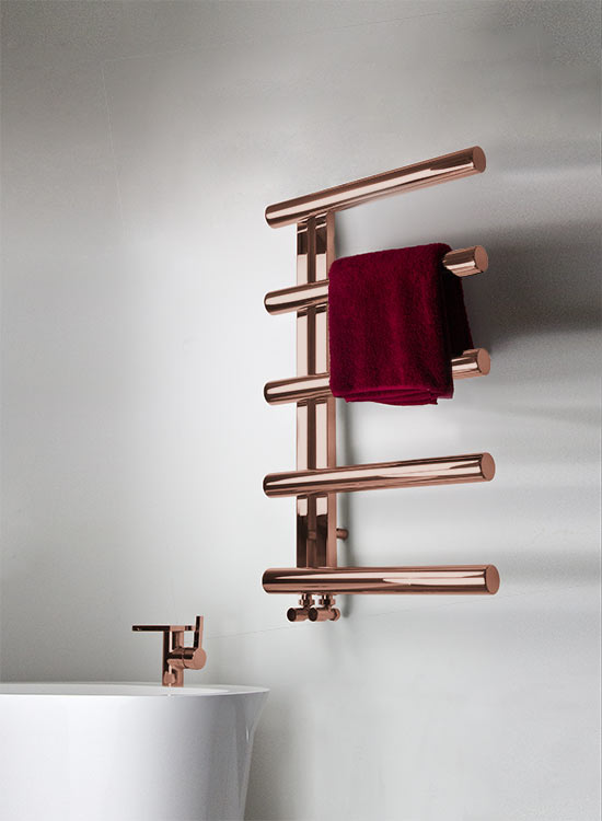 Copper electric towel rail online