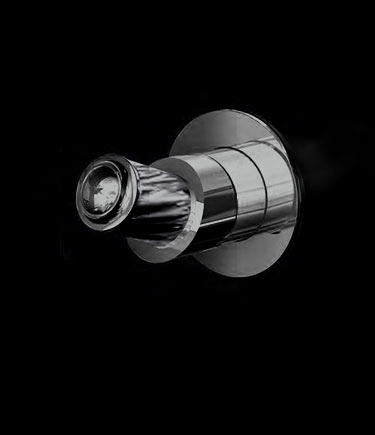 Twist Black Chrome Manual Shower Valve (47BCJ)