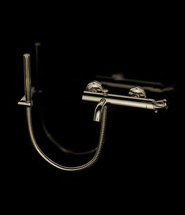 Twist Brass Wall Mounted Bath Filler (47BF)