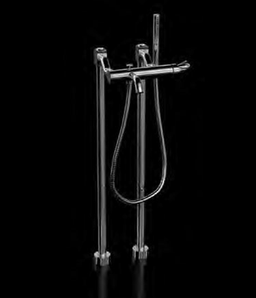 Twist Chrome Freestanding Bath Tap (47TH)