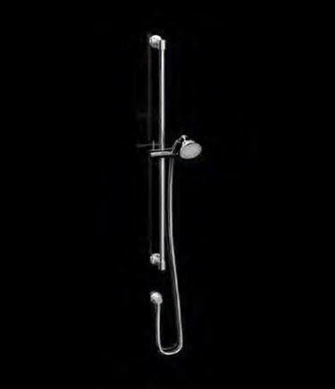 Twist Chrome Shower & Slide Rail (47TM)