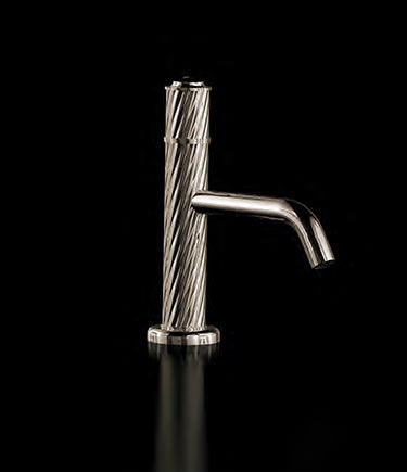 Twist Nickel Basin Mixer (47NA)