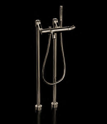 Twist Nickel Freestanding Bath Tap (47NH)