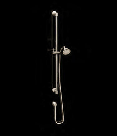 Twist Nickel Shower & Slide Rail (47NM)