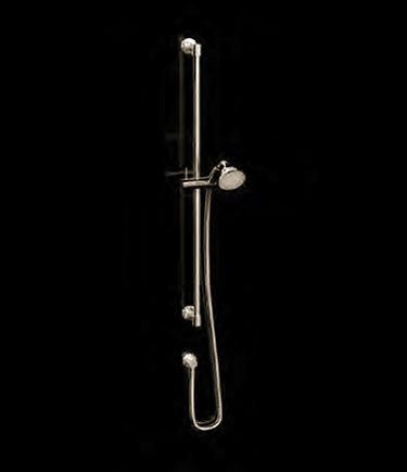 Twist Nickel Shower & Slide Rail (47NM)