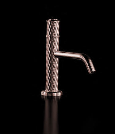 Twist Rose Gold Basin Mixer (47RGA)