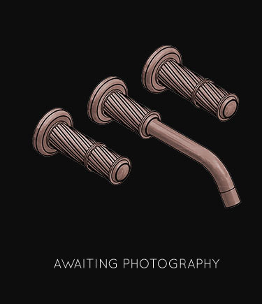 Twist Rose Gold Wall Basin Tap (47RGB)