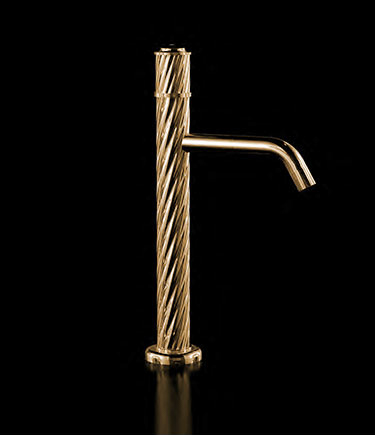 Twist Gold Tall Basin Mixer (47GC)