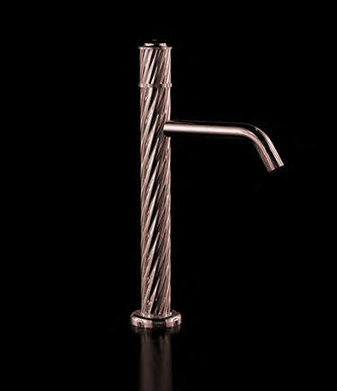 Twist Rose Gold Tall Basin Mixer (47RGC)