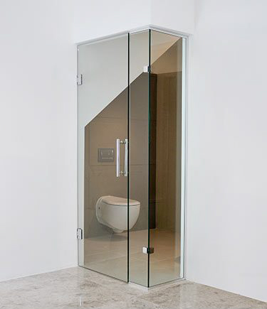 Uber Modern Frameless Shower Door (68M)