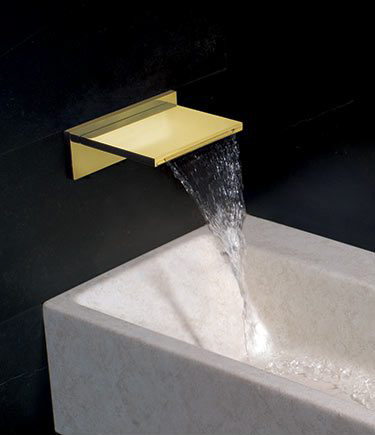 Waterblade Waterfall Gold Basin Tap Spout (38JJ)