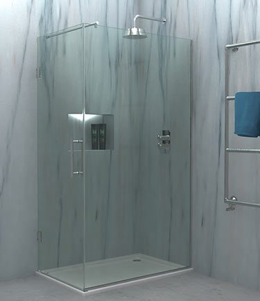 The Wave Shower Enclosure in 10mm Glass (68F)