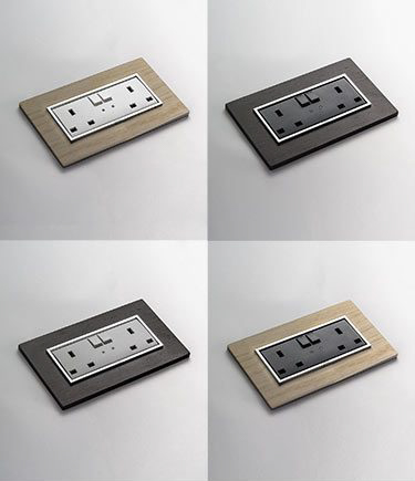 Wood Plug Sockets (123E)