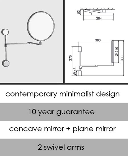 Hello Make Up Magnifying Mirror (56CC)