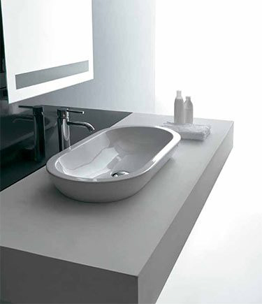 Soft Cube Oval Basin (29P)