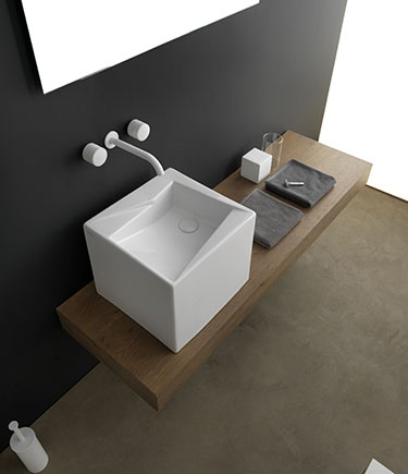 Qube Small Worktop Basin (21A)