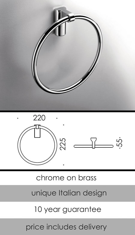 Flow Towel Ring (55EFL)