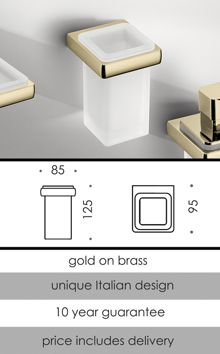 Gold Toothbrush Holder (55CGO)