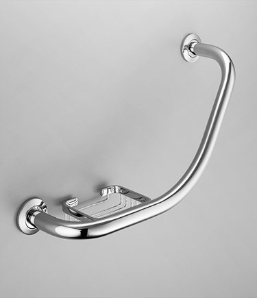 Hand Rail with Soap Basket (55NSB)