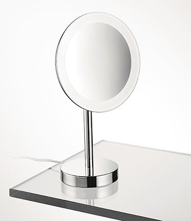 Standing Cosmetic Make Up Mirror with Light (56HH)