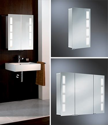 Tracks Aluminium Mirror Cabinet (62E)