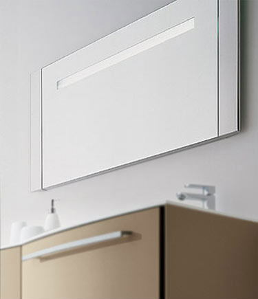 Hello Illuminated Bathroom Mirror (63A)