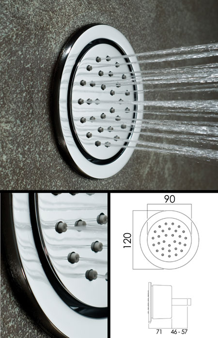 Large Round Adjustable Body Jet (80H)