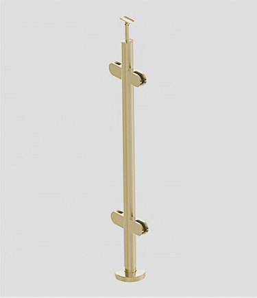 Brass Glass Balustrade Posts