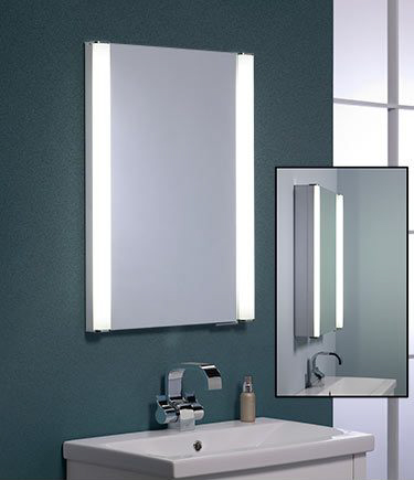 Recessed Bathroom Mirror Cabinets In, Wall Mirror With Storage For Bathroom