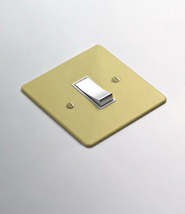Dirty Yellow Coloured Light Switch (122L)