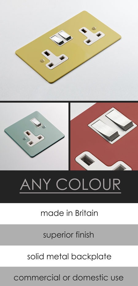 Bespoke Colours Electrical Plug Sockets (122T)