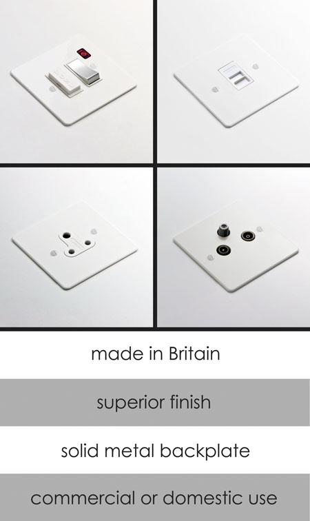 White Other Electrical Sockets (115C)