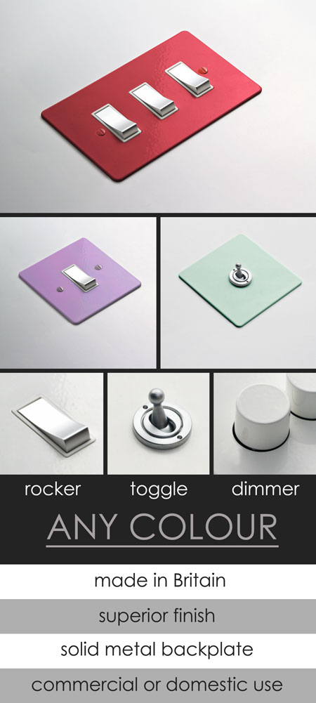 Bespoke Colours Light Switches (122S)