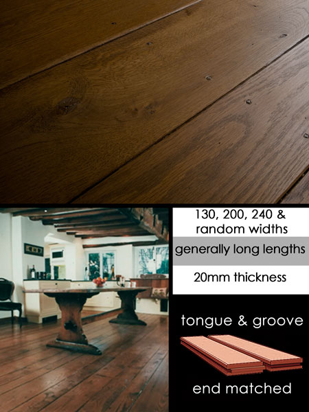 Antiqued Oak Wood Flooring (92F)