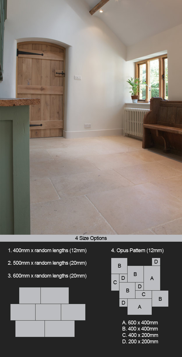 Beaulieu Cream Limestone Flooring (95F)