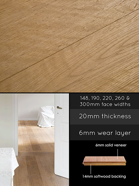 Engineered Wooden Floors Oak Wood, Engineered Hardwood Flooring 6mm Wear Layer
