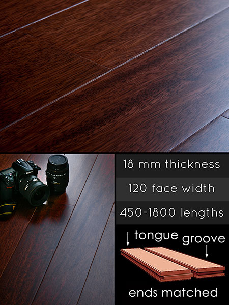 Merbau Wood Flooring in Lacquer (92G)