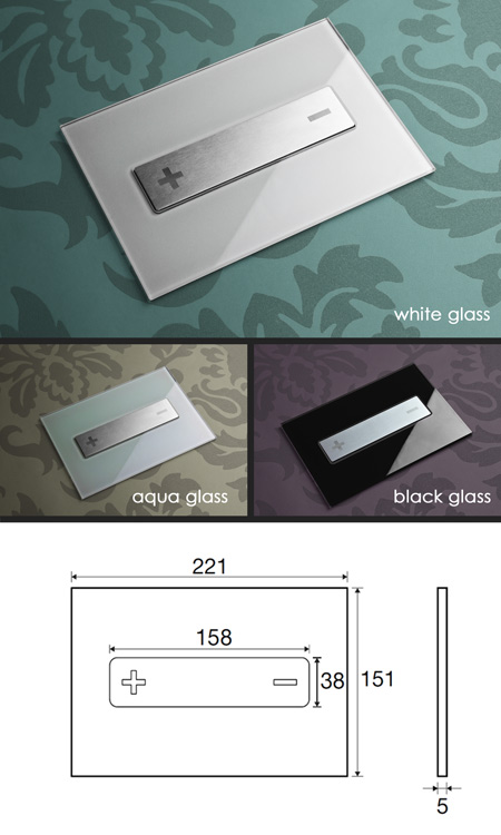 Technical Info for Glass Flush Plate (54K)