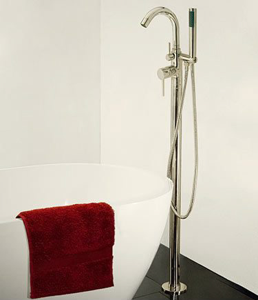 Nickel Freestanding Bath Tap (48L)